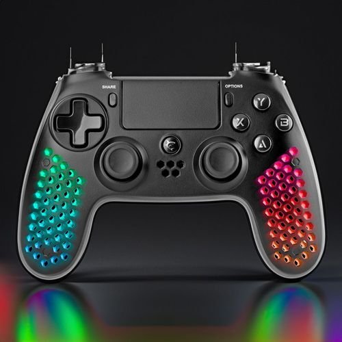 WHITESHARKWIRELESSGAMEPADGPW-4009LEGATUSFORPS4PS3PCiOSANDROIDBLACK