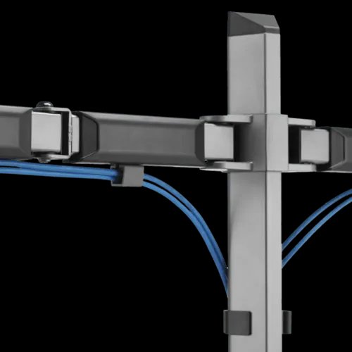 WHITE SHARK 2 MONITORS DESKTOP MOUNT TUTANKHAMUN