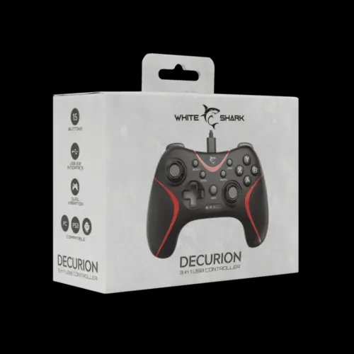 WHITE SHARK 3IN1 GAMEPAD GP-20238 BLACKRED