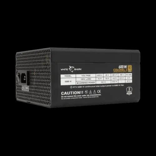 WHITE SHARK GPSU-B600S COLONEL-2 600W 80 BRONZE FULL MODULAR
