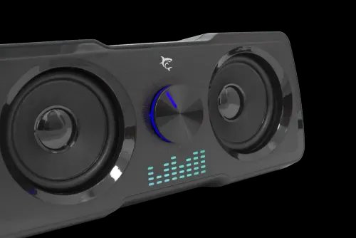 WHITE SHARK RGB GAMING 2.2 SPEAKERS MOOD BLACK