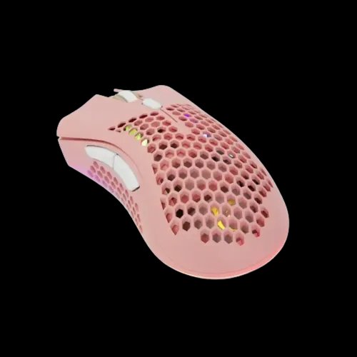 WHITE SHARK WIRELESS 500mAh Li-BAT GAMING MOUSE 10K LIONEL PINK