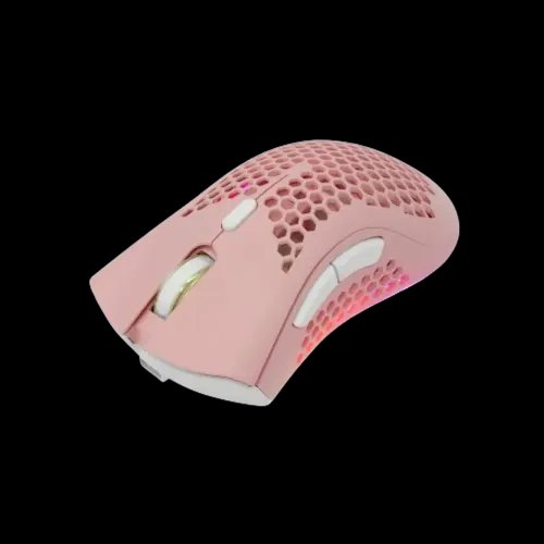 WHITE SHARK WIRELESS 500mAh Li-BAT GAMING MOUSE 10K LIONEL PINK