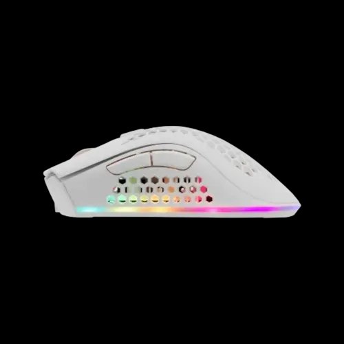 WHITE SHARK WIRELESS 500mAh Li-BAT GAMING MOUSE 10K LIONEL WHITE