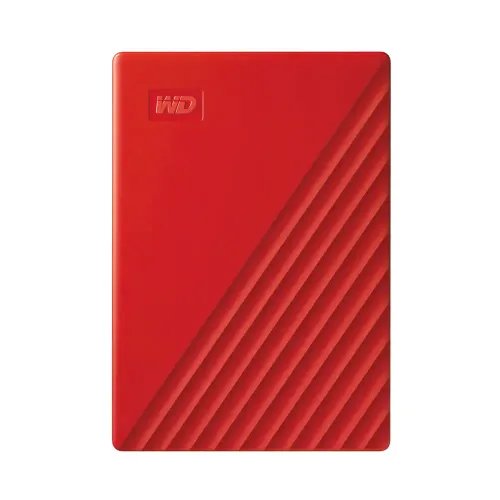 WesternDigitalMyPassport2TBExternalUSB3.2Gen1PortableHardDriveRedWDBYVG0020BRD-WESN