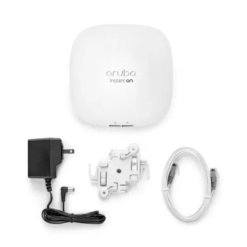 WirelessAccessPointHPENetworkingInstantOnAP22BundlewithEUPSUR6M50A