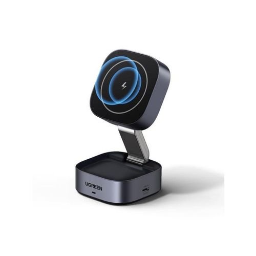 WirelessMagneticChargerStand2in1UGREEN15WQiW52635278Grey