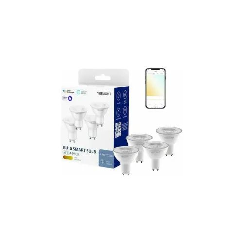 YeelightYLDP004LEDSmartBulbGU10W1WhiteDimmable4pcspack