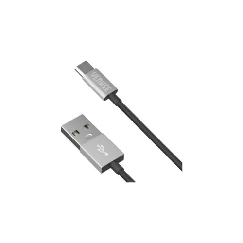 YenkeeDataCableUsbMicroUsb2mSilverYCU222BSR