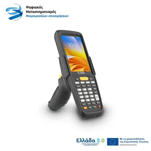 ZEBRA MC2200, KIT, 802.11, BT, 2D IMAGER, CAMERA, 4.0" DISPLAY, 34 KEY, 3500 MAH BATTERY, ANDROID GMS, NFC, 3 GB /32 GB, ROW. INCLUDES : USB-C CHARGING/COMMUNICATION CRADLE.