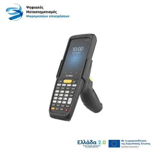 ZEBRA MC2700, KIT, BRICK, WLAN/WWAN, GMS, BT, 2D IMAGER SE4100, CAMERA, 4.0", 34-KEY, 3 GB RAM/32 GB FLASH, ROW, STD BATTERY. INCLUDES: USB-C CHARGING/ COMM, CRADLE.